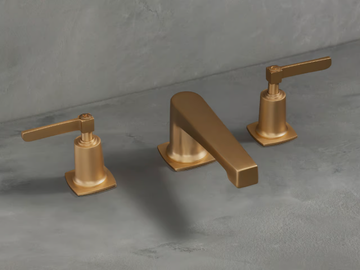 HIGHLINE - 3 hole countertop washbasin tap by The Watermark Collection - view 2
